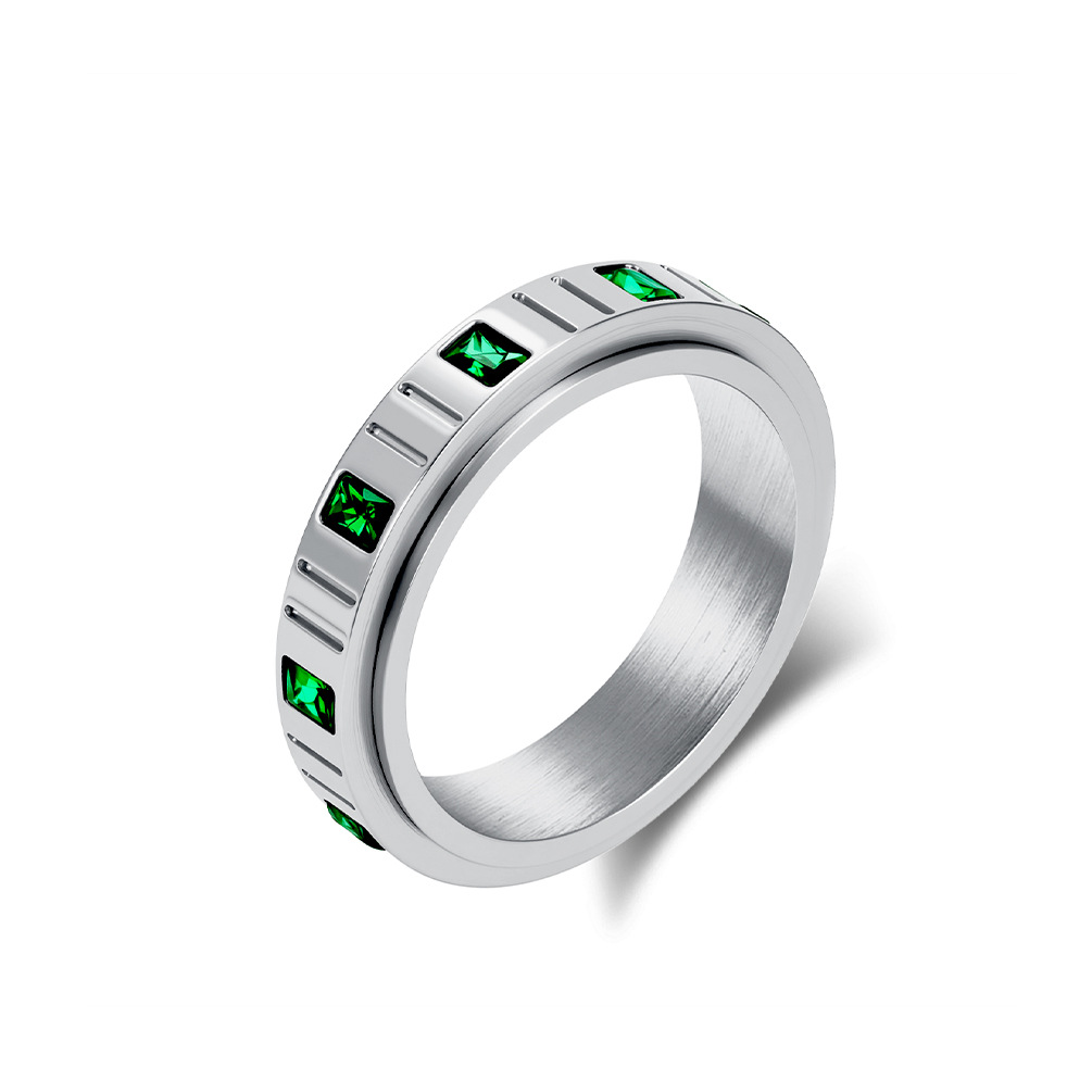 Steel green diamond