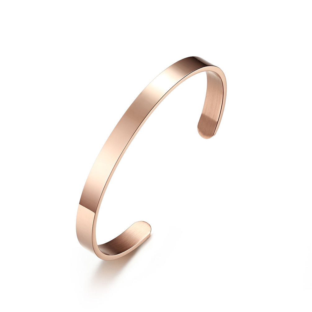 Rose gold6mm