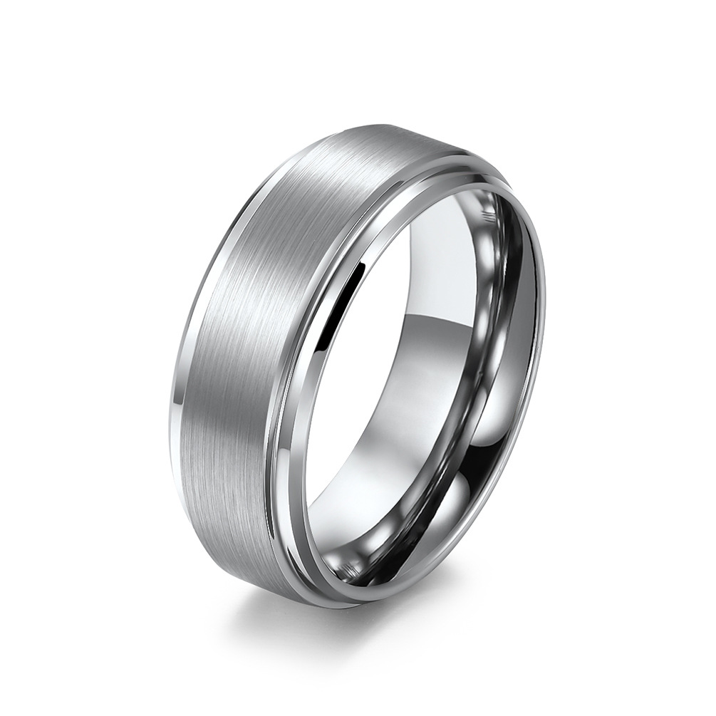 Brushed Matte Tungsten Carbide Ring – 6/8/10mm Unisex Band, Scratch-Resistant &amp;amp;amp;amp; Hypoallergenic for Daily Wear or Wedding